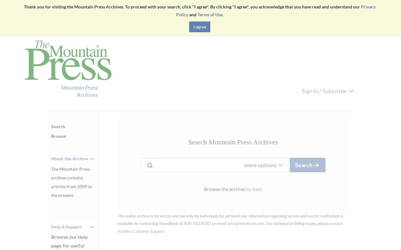 Sevier County Mountain Press crime news and arrest report archive